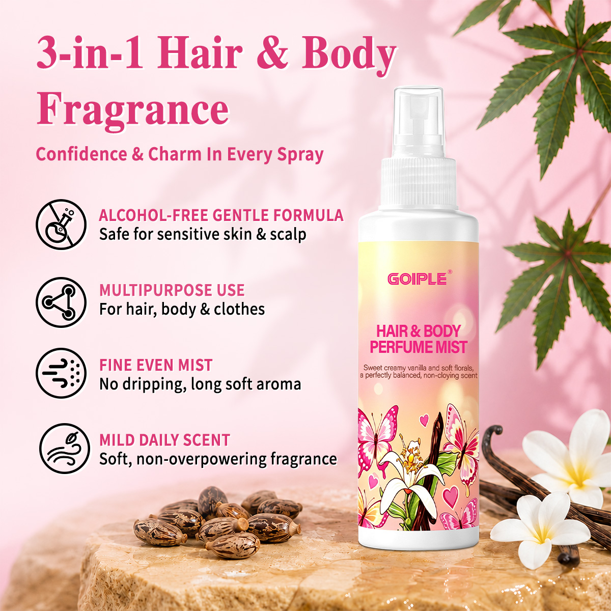 Perfume para Cabelo e Corpo, S - Perfume Light Fragrance avaliação e preço